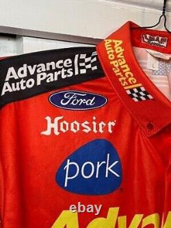 10x Champ Frank Kimmel Advance Auto Parts 2005 Race Used Pit Crew Shirt Large