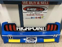 #14 Chase Briscoe 2021 Highpoint NASCAR Race Used Sheetmetal Rookie Rear Bumper