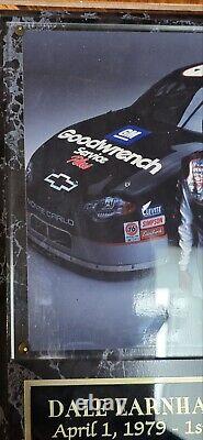 15 Nascar Driver DALE EARNHARDT SR. 1951 2001 Commemorative Plaque Photo