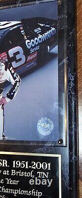 15 Nascar Driver DALE EARNHARDT SR. 1951 2001 Commemorative Plaque Photo