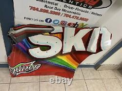 #18 Kyle Busch Skittles NASCAR Race Used Sheetmetal Rear Qtr Panel