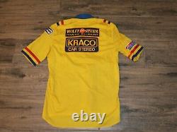 1980's Pro Racing Game Used Pit Crew Shirt Bell Racestar M Kraco PPG INDY NASCAR