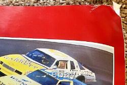 1987 NASCAR The Winston Racing Poster Charlotte Motor Speedway Vintage Original