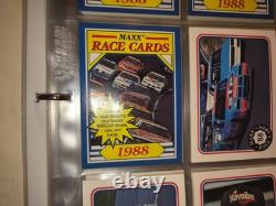 1988 Maxx racing myrtle beach Master Set In Rare 88 Binder + Fac Box high end