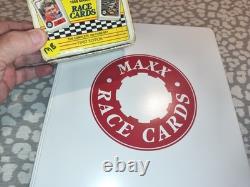 1988 Maxx racing myrtle beach Master Set In Rare 88 Binder + Fac Box high end