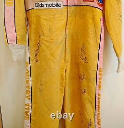 1991 NASCAR BOBBY HAMILTON FireSuit Signed 19x Crew RACE USED Countrytime Rare