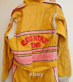 1991 NASCAR BOBBY HAMILTON FireSuit Signed 19x Crew RACE USED Countrytime Rare