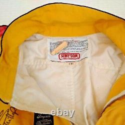 1991 NASCAR BOBBY HAMILTON FireSuit Signed 19x Crew RACE USED Countrytime Rare