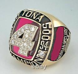 1994 Daytona 500 Racing Champions 10K GOLD Championship Ring NASCAR! Jostens