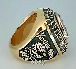 1994 Daytona 500 Racing Champions 10K GOLD Championship Ring NASCAR! Jostens