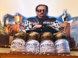1996 Busch Beer Dale Earnhardt Great Tracks Can Series Sign Display 3-D Man Cave