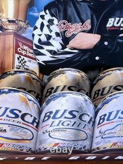 1996 Busch Beer Dale Earnhardt Great Tracks Can Series Sign Display 3-D Man Cave