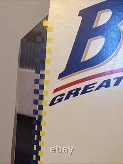 1996 Busch Beer Dale Earnhardt Great Tracks Can Series Sign Display 3-D Man Cave
