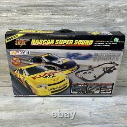1998 Tyco NASCAR Super Sound Slot Car Race Set 37574 Complete Box Cars Tested