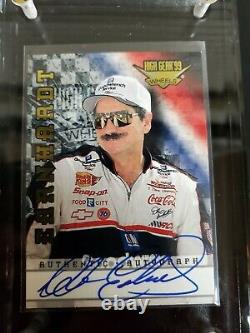 1999 Dale Earnhardt Sr Wheels High Gear Autographed Card 01/100. Card #1 Signed