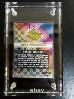 1999 Dale Earnhardt Sr Wheels High Gear Autographed Card 01/100. Card #1 Signed