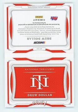 1/1 Drew Dollar 2022 National Treasures Racing Xfinity Series Patch Auto Booklet