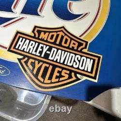 2001 Miller Lite Rusty Wallace Racing Mobil 1 Nascar Hood Metal Tin Sign 34X24