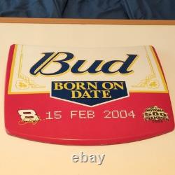 2004 Budweiser Nascar Daytona Champ Dale Jr. Bar Sign Hood Offers Welcome