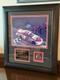 2004 Dale Earnhardt Jr Framed Photo With Piece Of Race Used Track Ltd 2008 17x15