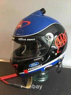 2005 Carl Edwards Nascar, Race Used/worn Bell Drivers Helmet, Roush Fenway Ford