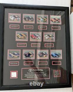 2008 Toyota Makes its Mark on Daytona 500 Framed Waltrip NASCAR Race Used Metal