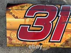2009 Jeff Burton #31 Caterpillar RCR NASCAR Race Used Sheet Metal Door Panel