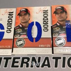 2010 Jeff Gordon Press Pass Spellbound RARE complete GORDON SSP /125 Race Used