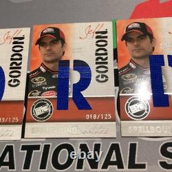 2010 Jeff Gordon Press Pass Spellbound RARE complete GORDON SSP /125 Race Used
