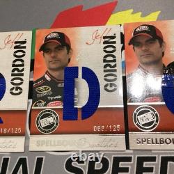2010 Jeff Gordon Press Pass Spellbound RARE complete GORDON SSP /125 Race Used