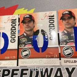 2010 Jeff Gordon Press Pass Spellbound RARE complete GORDON SSP /125 Race Used