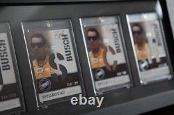 2010 Press Pass Kyle Busch COMPLETE SPELLBOUND PATCH SET /299 IN 5 CARD FRAME