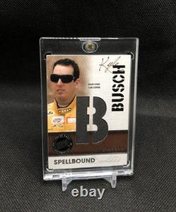 2010 Press Pass Kyle Busch COMPLETE SPELLBOUND PATCH SET /299 IN 5 CARD FRAME