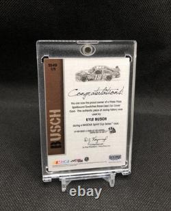 2010 Press Pass Kyle Busch COMPLETE SPELLBOUND PATCH SET /299 IN 5 CARD FRAME