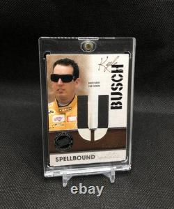 2010 Press Pass Kyle Busch COMPLETE SPELLBOUND PATCH SET /299 IN 5 CARD FRAME