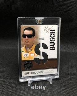 2010 Press Pass Kyle Busch COMPLETE SPELLBOUND PATCH SET /299 IN 5 CARD FRAME