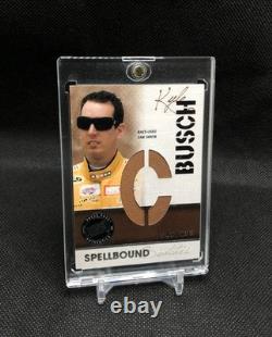 2010 Press Pass Kyle Busch COMPLETE SPELLBOUND PATCH SET /299 IN 5 CARD FRAME