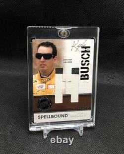 2010 Press Pass Kyle Busch COMPLETE SPELLBOUND PATCH SET /299 IN 5 CARD FRAME
