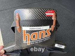 2011 Race Worn Marcus Ambrose used signed Nascar Hans Device. Rare