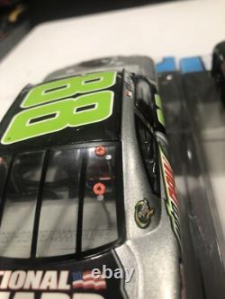 2012 Dale Jr #88 Set Of 3 Diet Dew Dark Knight Autographed 1/24's