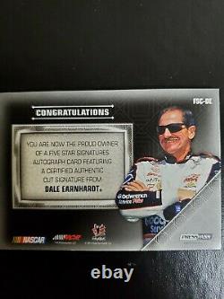 2013 Dale Earnhardt Sr Signed Press Pass 5 Star Autographed Card Very Rare