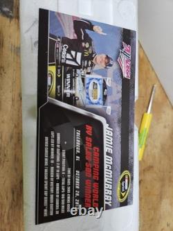 2013 Jamie McMurray AUTOGRAPGH Auburn Talladega Raced Version FINAL WIN 1/24