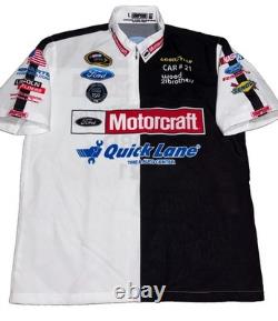 2013 Wood Brothers Bros Nascar Pit Crew Shirt Henry Ford 150 Brickyard Bayne
