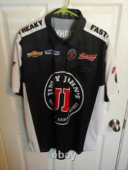 2014 NASCAR Kevin Harvick signed pit crew shirt championship race used auto