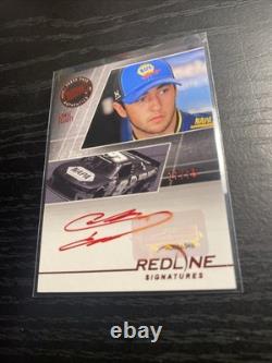 2014 Press Pass Redline Signatures Chase Elliott #RS-CE2 Red /25 (AU, RC)