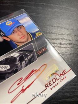 2014 Press Pass Redline Signatures Chase Elliott #RS-CE2 Red /25 (AU, RC)