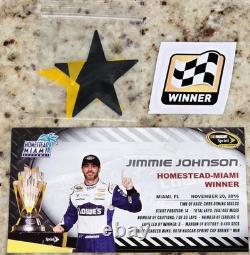 2016 #48 Jimmie Johnson Lowe's SS Homestead Miami Race Win 124 Diecast Action