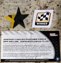 2016 #48 Jimmie Johnson Lowe's SS Homestead Miami Race Win 124 Diecast Action