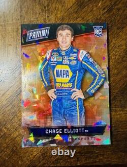 2016 Chase Elliott RC #41 Cracked Ice Serial # /25 Panini National Rookie Nasca