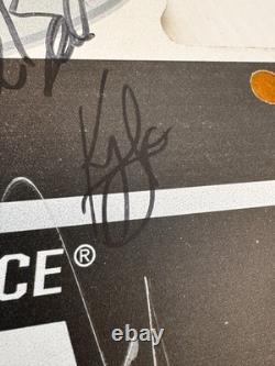 2016 Daytona 500 Multi-Signed Wooden Sign NASCAR Auto Dale Earnhardt Jr. & More